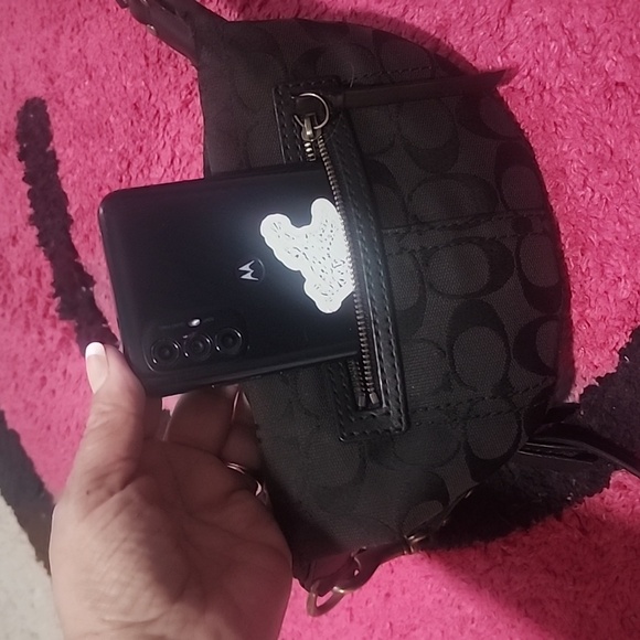 Coach Y2K Signature Mini Crossbody Swingpack Black Jacquard Bag - Picture 17 of 17